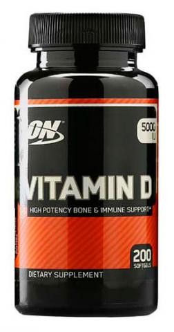 Optimum Nutrition Vitamin D 200 softgels