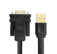 Аксессуар GCR PRO USB 2.0 AM / DB9 RS-232 1.5m Black GCR-UOC5M-BCG-1.5m