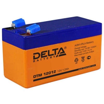 Аккумулятор для ИБП Delta DTM-12012 12V 1.2Ah