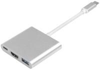 Адаптер GCR USB Type-C - HDMI / USB 3.0 GCR-AP24