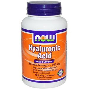 NOW Hyaluronic Acid 100 mg 2x Plus 120 vcaps