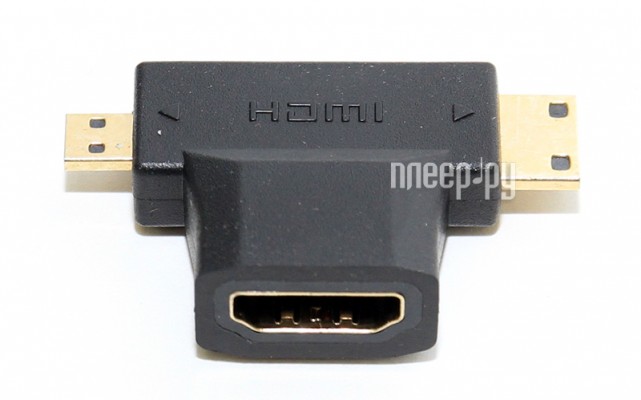 Аксессуар 5bites HDMI F / mini + micro HDMI M HH1805FM-T