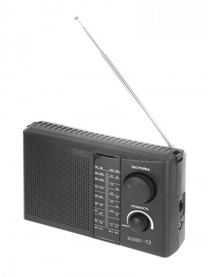 Радиоприемник Сигнал electronics Эфир 12 Black