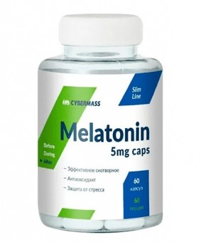 Cybermass Melatonin 5 mg 60 caps