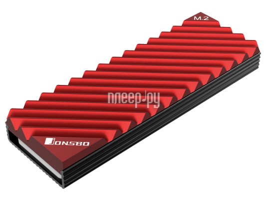 Радиатор для SSD Jonsbo 2280 M.2-3 Red